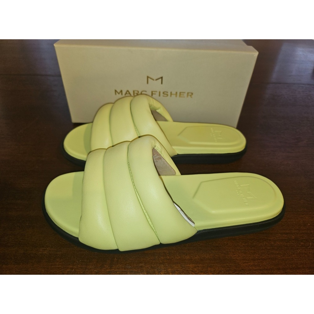 Marc Fisher Women's LTD Yessy‎ Yellow Leather US 8 M New in box